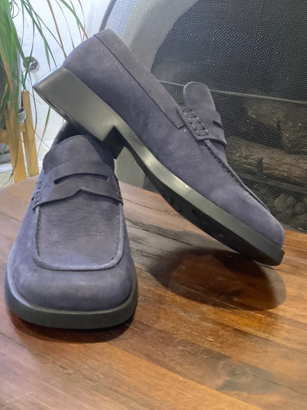 Camper Donna Blue Nubuck Leather Moccasins Size EU 39 - US 8.5 - Picture 7 of 7